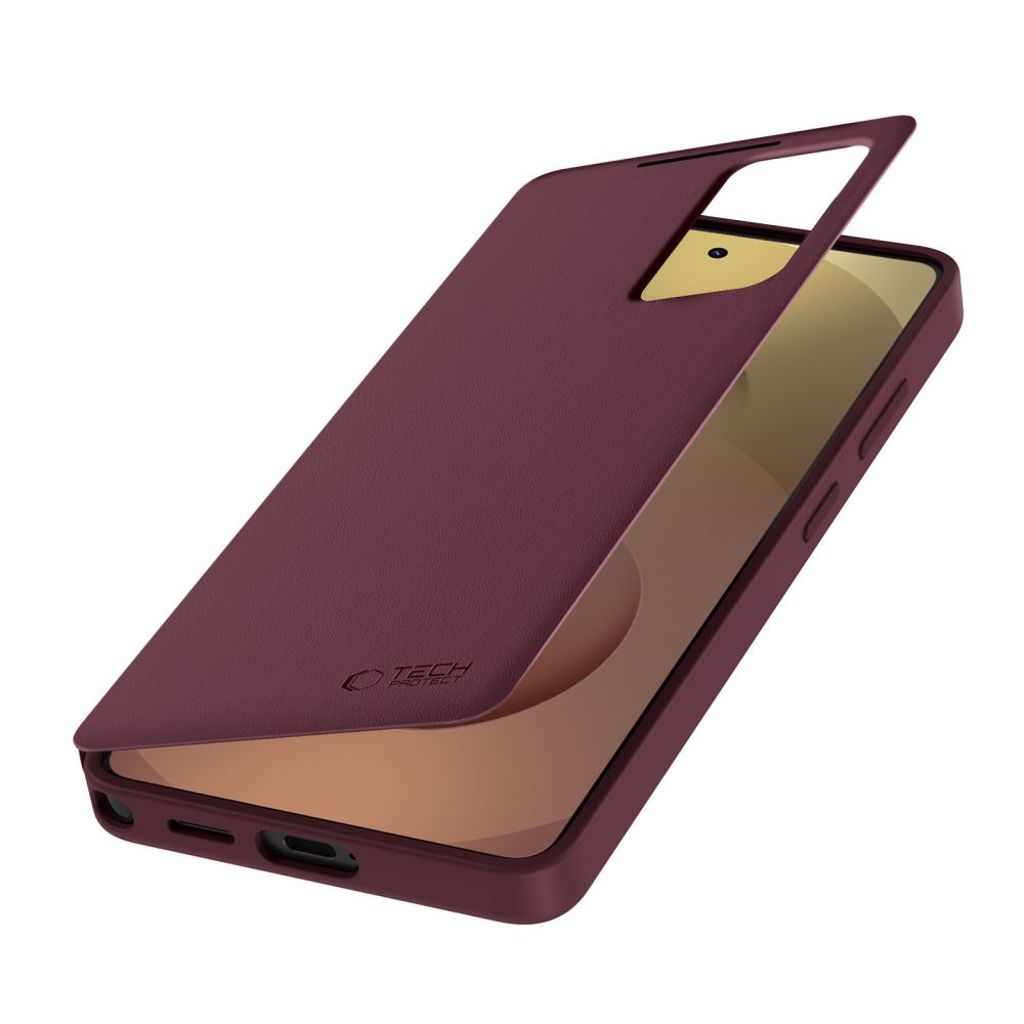 Tech-Protect Smart Wallet Cover til Samsung Galaxy S26 Ultra - Bourgogne