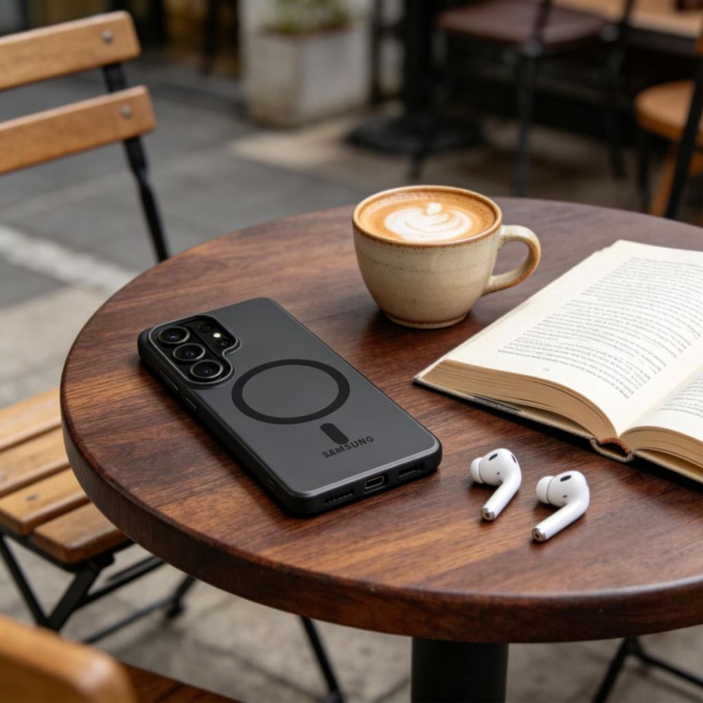 Tech-Protect MagSlim MagSafe Skal till Samsung Galaxy S26 Ultra - Matt Svart