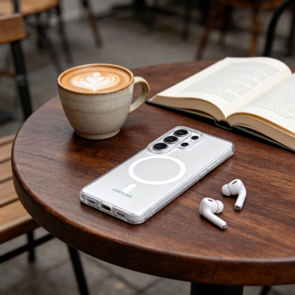 Tech-Protect MagSlim MagSafe Skal Samsung Galaxy S26 Ultra - Transparent Matt