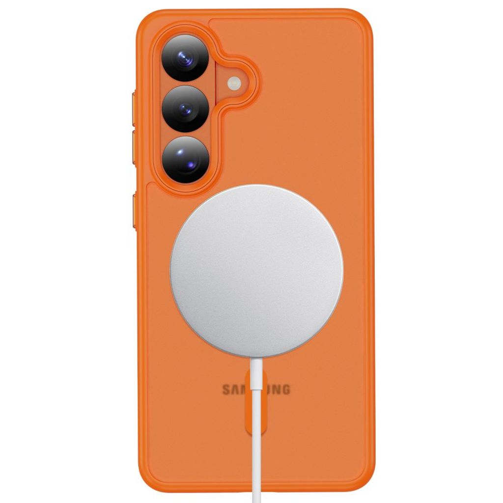 Tech-Protect Magmat MagSafe Skal till Samsung Galaxy S26 - Matt orange
