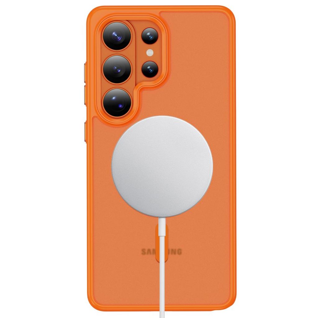 Tech-Protect Magmat MagSafe Skal till Samsung Galaxy S26 Ultra - Matt orange