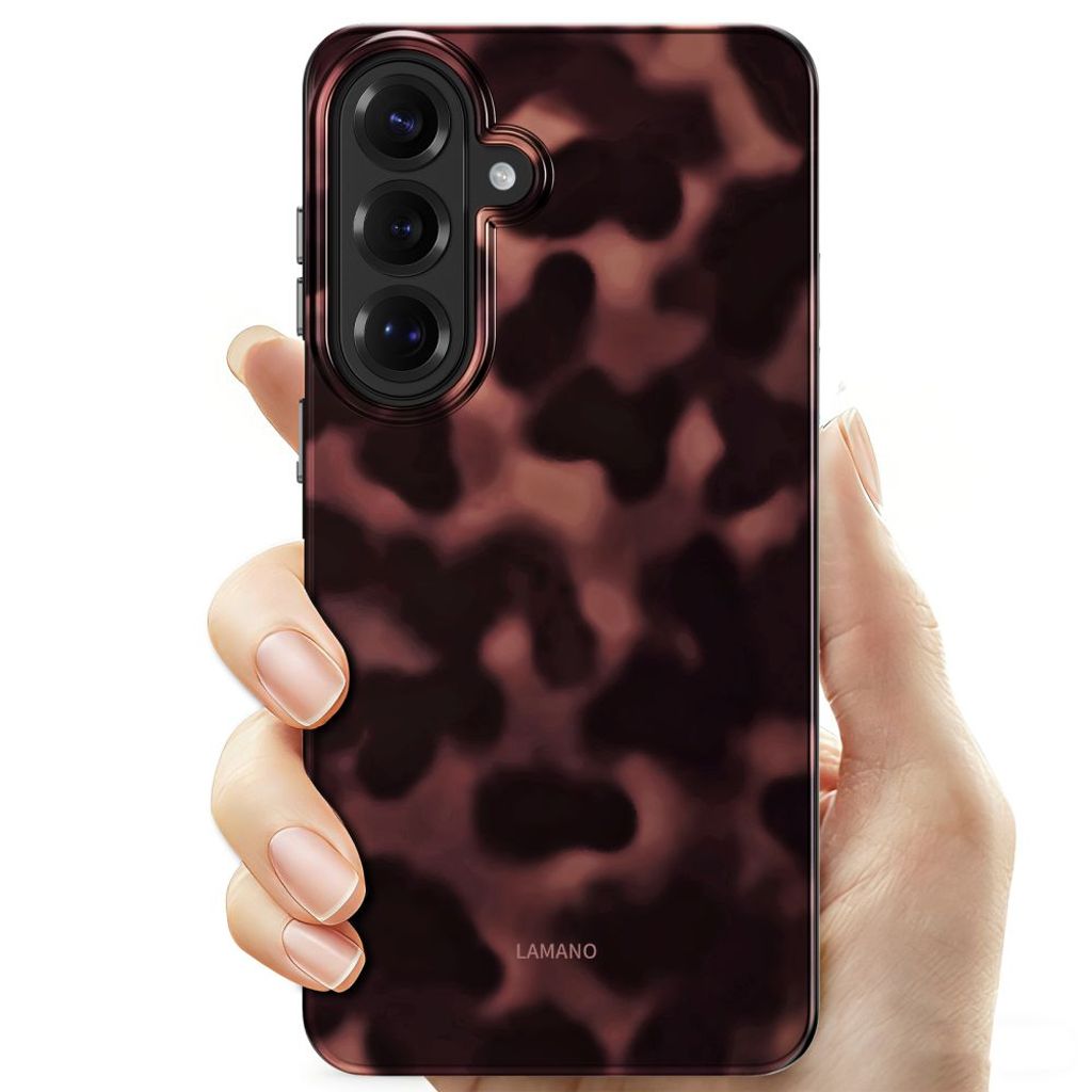 Tech-Protect Lamano MagSafe Skal till Samsung Galaxy S26 - Brun/Svart