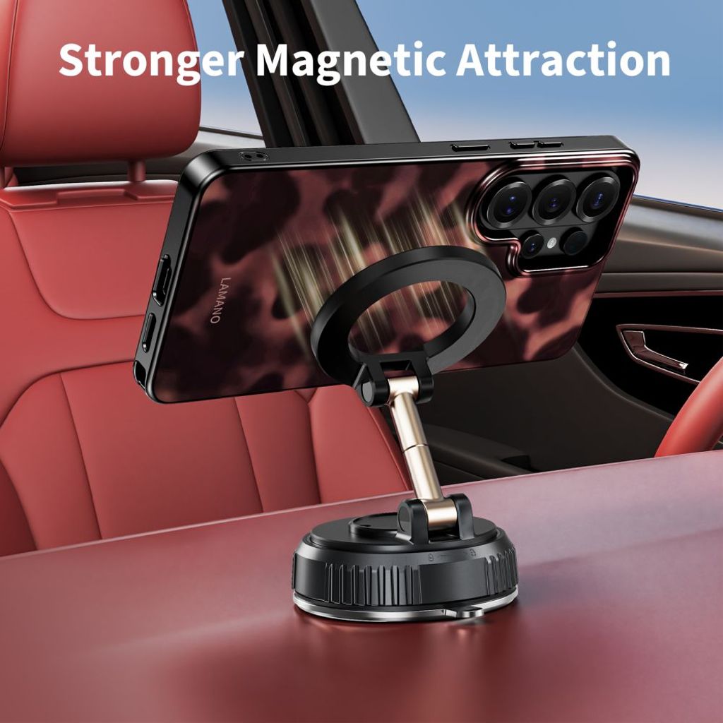 Tech-Protect Lamano MagSafe Skal till Samsung Galaxy S26 Ultra - Brun/Svart