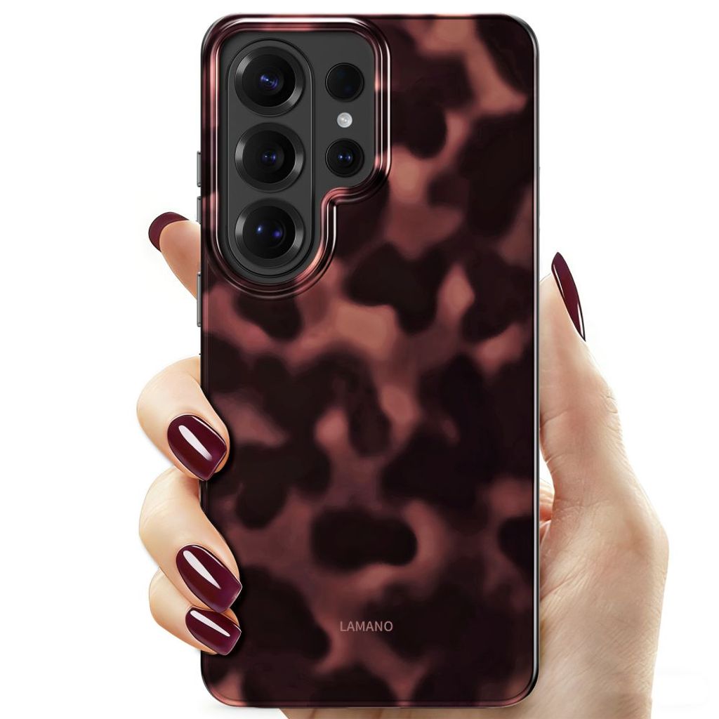 Tech-Protect Lamano MagSafe Skal till Samsung Galaxy S26 Ultra - Brun/Svart