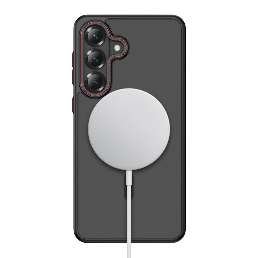 Tech-Protect MagCam MagSafe Skal till Samsung Galaxy S26 - Svart/Röd