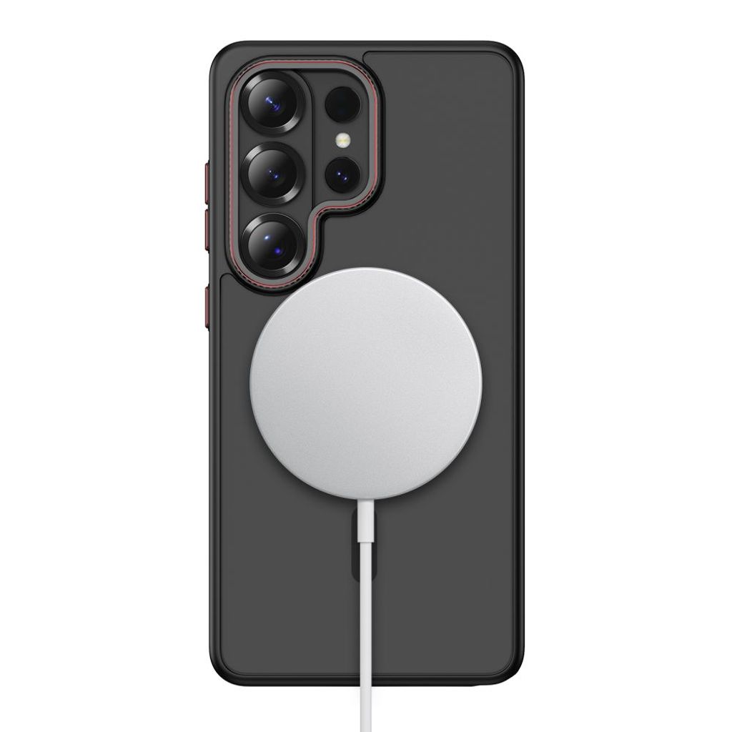 Tech-Protect MagCam MagSafe Skal till Samsung Galaxy S26 Ultra - Svart/Röd