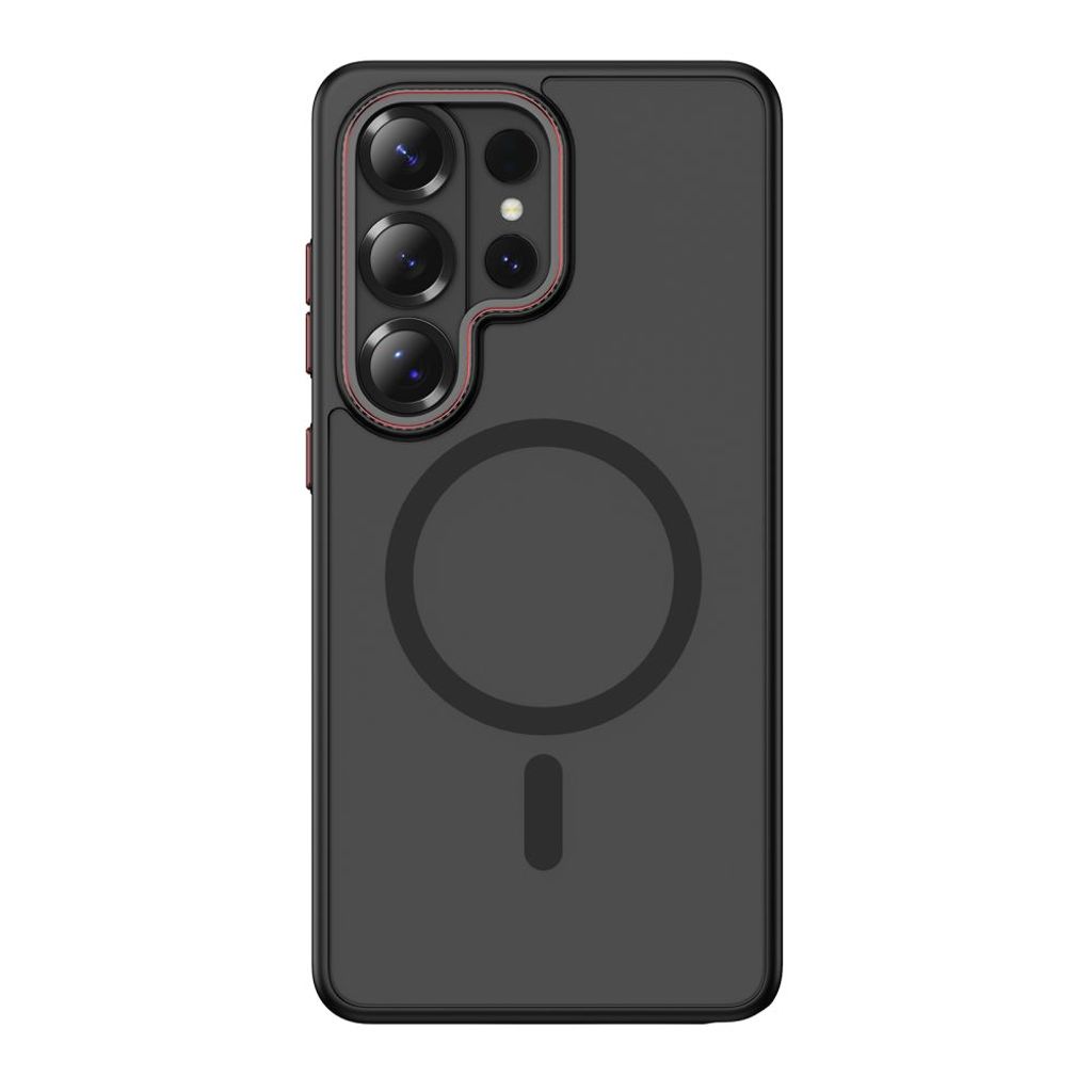 Tech-Protect MagCam MagSafe Skal till Samsung Galaxy S26 Ultra - Svart/Röd