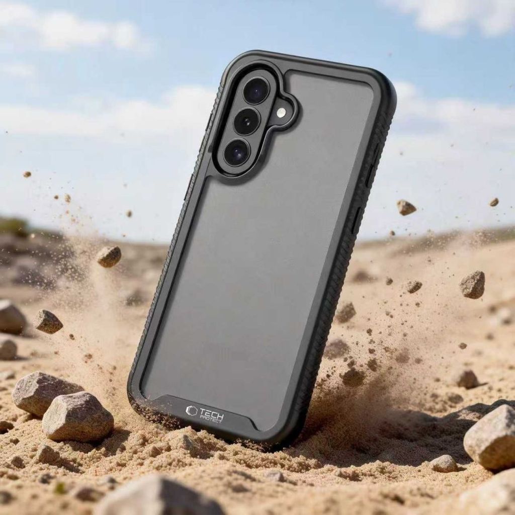 Tech-Protect Defense Cover til Samsung Galaxy A36/A56/A37 5G - Sort