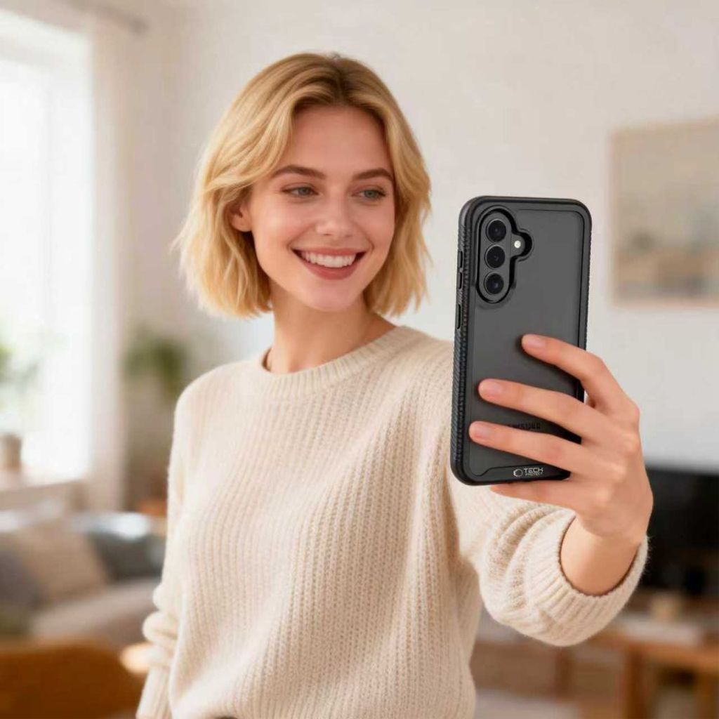 Tech-Protect Defense Cover til Samsung Galaxy A36/A56/A37 5G - Sort