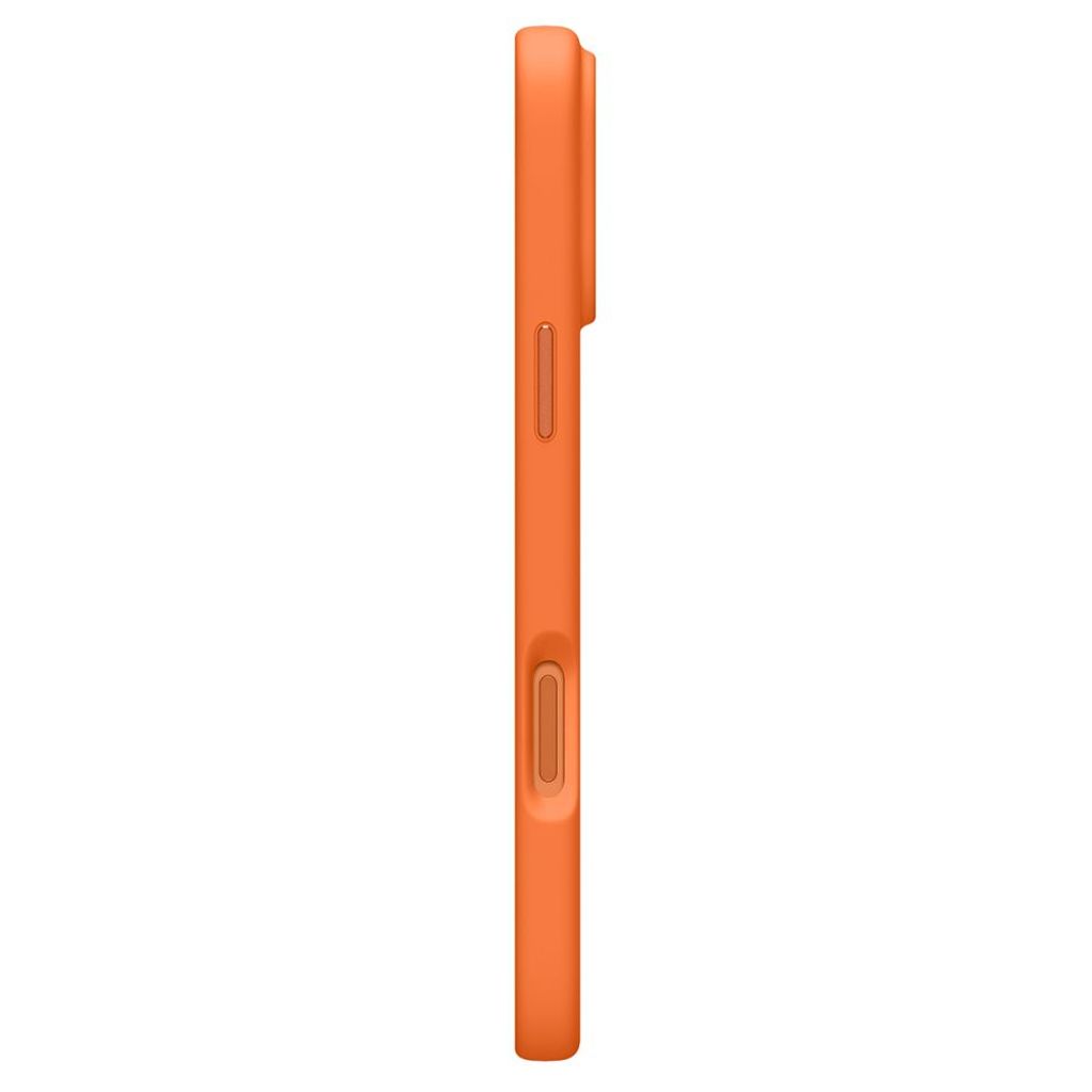 Spigen Silicone Fit Mag MagSafe -kuori till iPhone 17 Pro Max - Oranssi