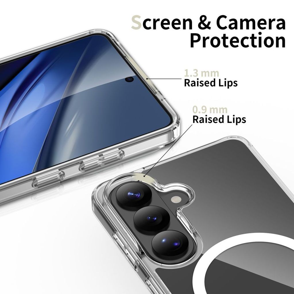 Tech-Protect FlexAir Hybrid MagSafe Cover til Samsung Galaxy A36/A56/A37 5G - Gennemsigtig