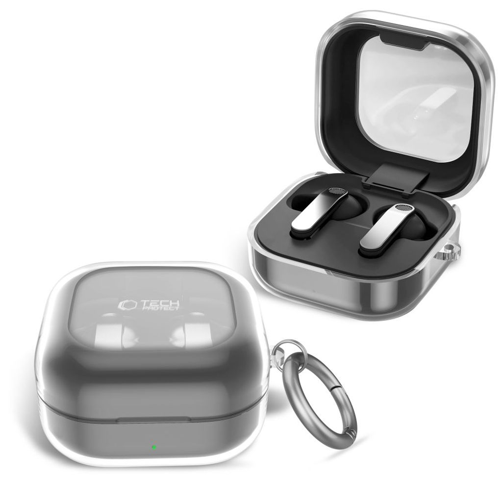 Tech-Protect FlexAir Skal till Samsung Galaxy Buds 4 / Buds 4 Pro - Transparent