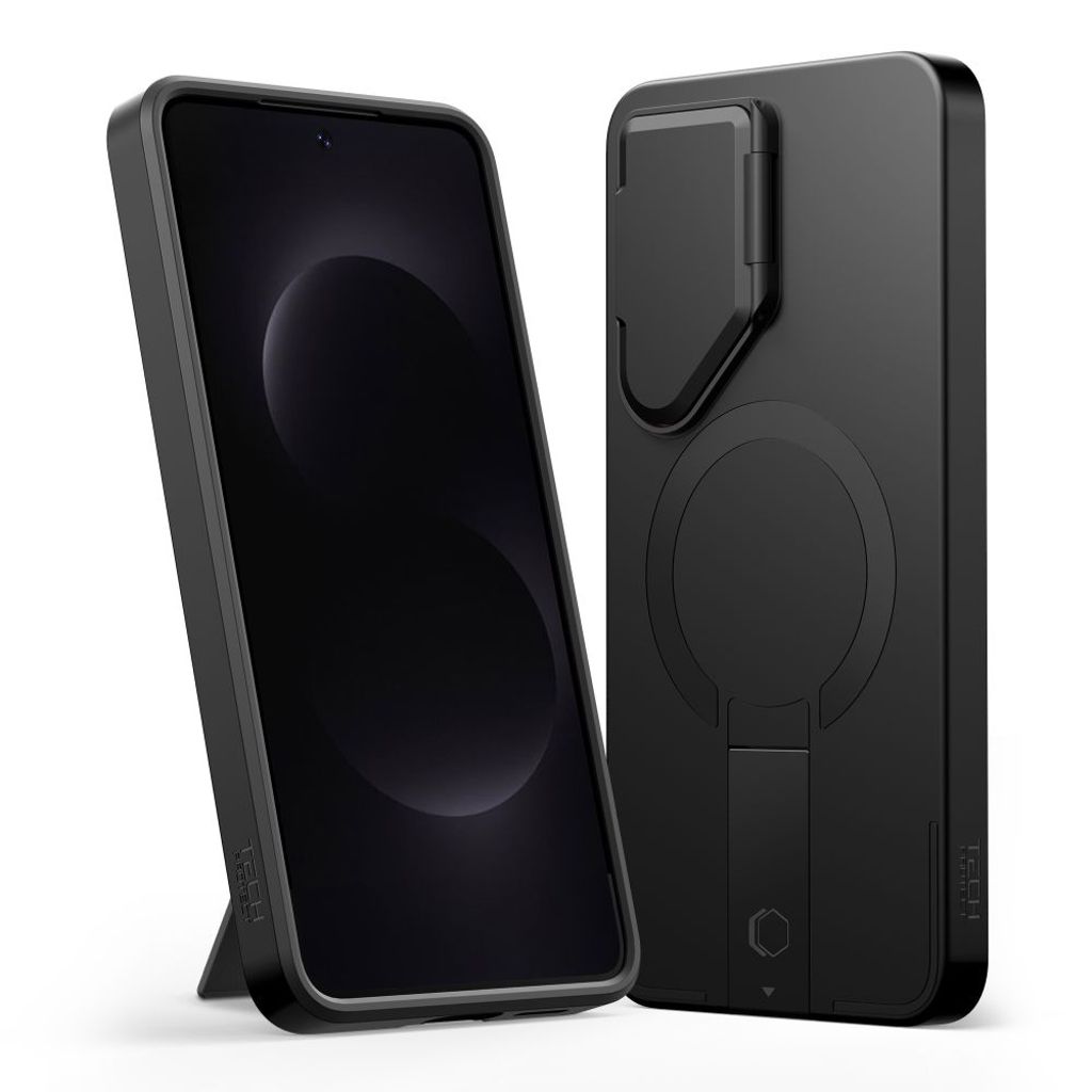 Tech-Protect Kevlar Aura MagSafe Skal till Samsung Galaxy S26 - Svart/Orange