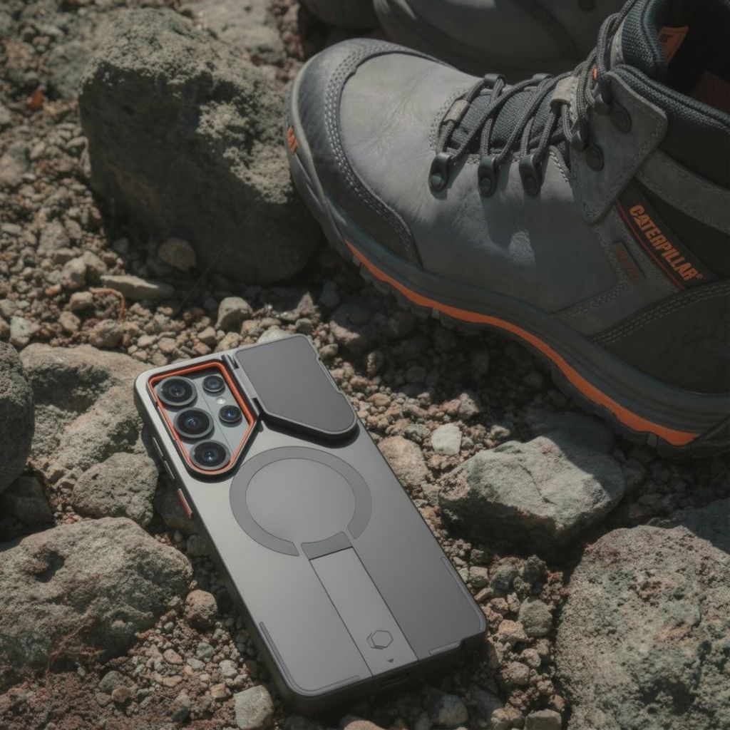 Tech-Protect Kevlar Aura MagSafe Skal Samsung Galaxy S26 Ultra - Svart/Orange