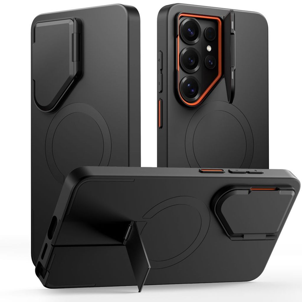 Tech-Protect Kevlar Aura MagSafe Skal Samsung Galaxy S26 Ultra - Svart/Orange