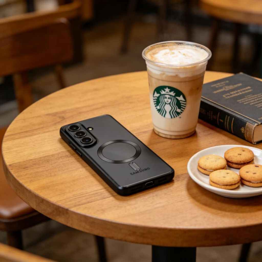 Tech-Protect MagFlex MagSafe Cover til Samsung Galaxy A57 5G  - Gennemsigtig/Sort