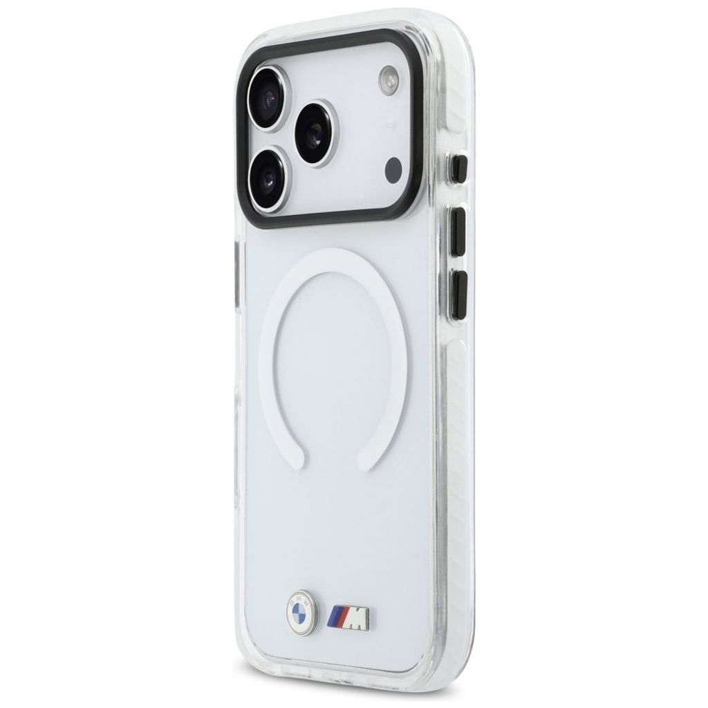BMW M IML Shockproof Metal Logos MagSafe -kuori till iPhone 17 Pro Max - Läpinäkyvä