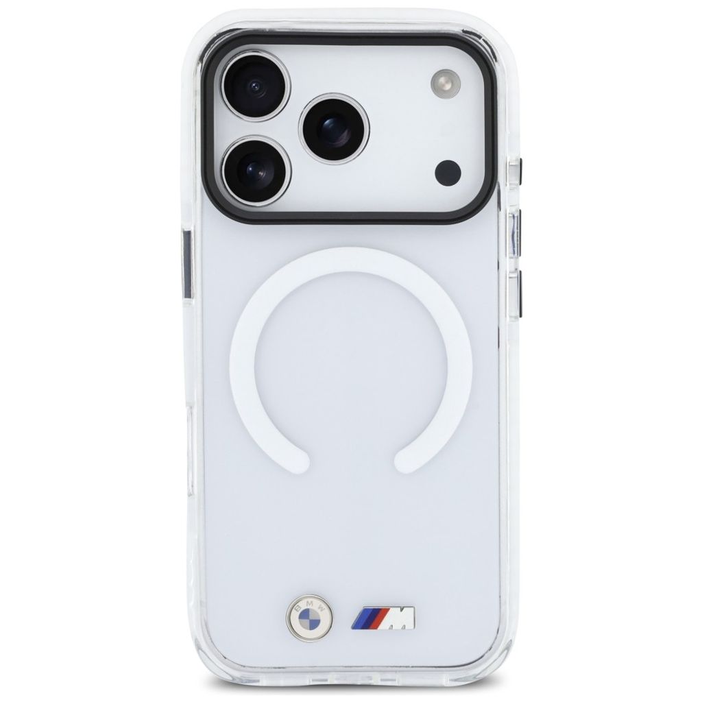 BMW M IML Shockproof Metal Logos MagSafe -kuori till iPhone 17 Pro - Läpinäkyvä