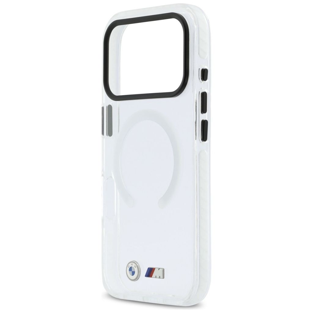 BMW M IML Shockproof Metal Logos MagSafe -kuori till iPhone 17 Pro - Läpinäkyvä