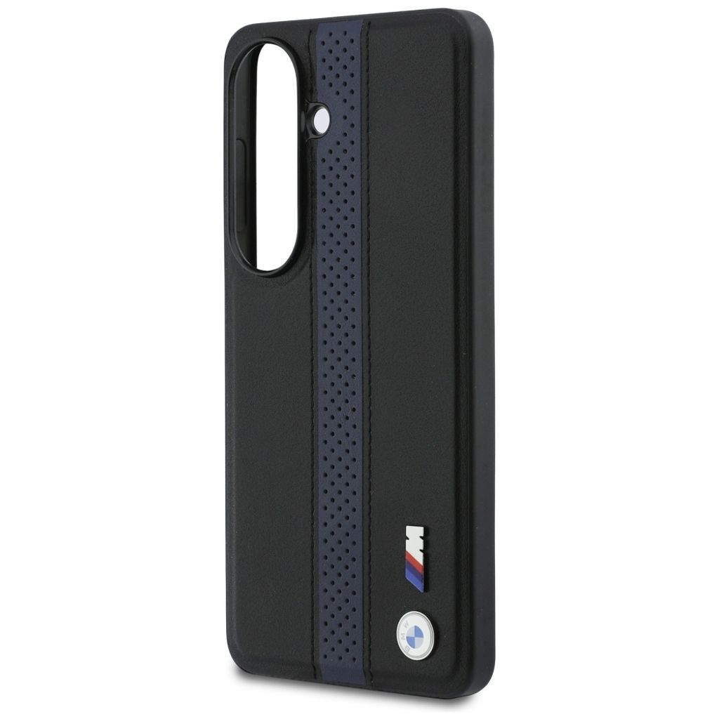 BMW Perforated Stripe Logo MagSafe Skal till Samsung Galaxy S26 - Blå