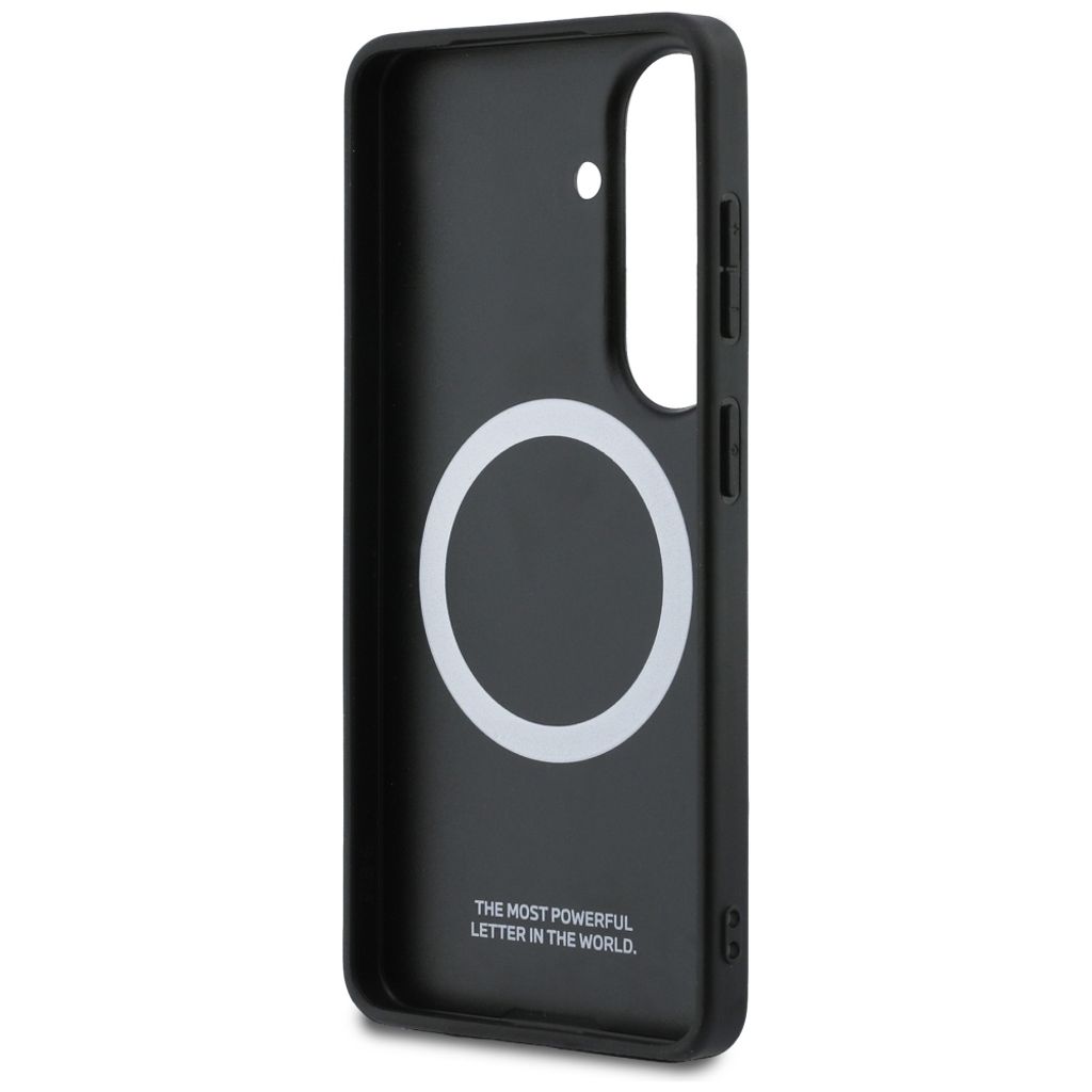 BMW Perforated Stripe Logo MagSafe Skal till Samsung Galaxy S26 - Blå