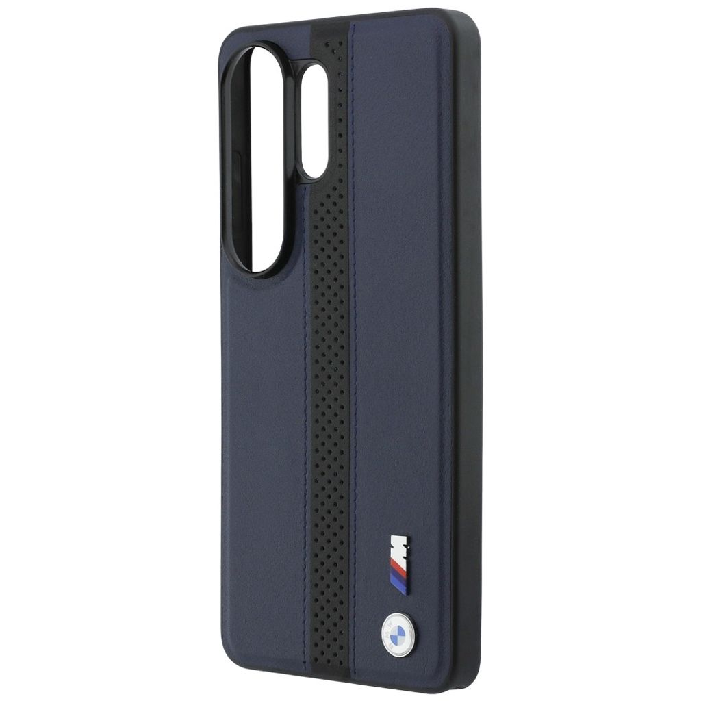 BMW Perforated Stripe Logo MagSafe Skal till Samsung Galaxy S26 Ultra - Marinblå