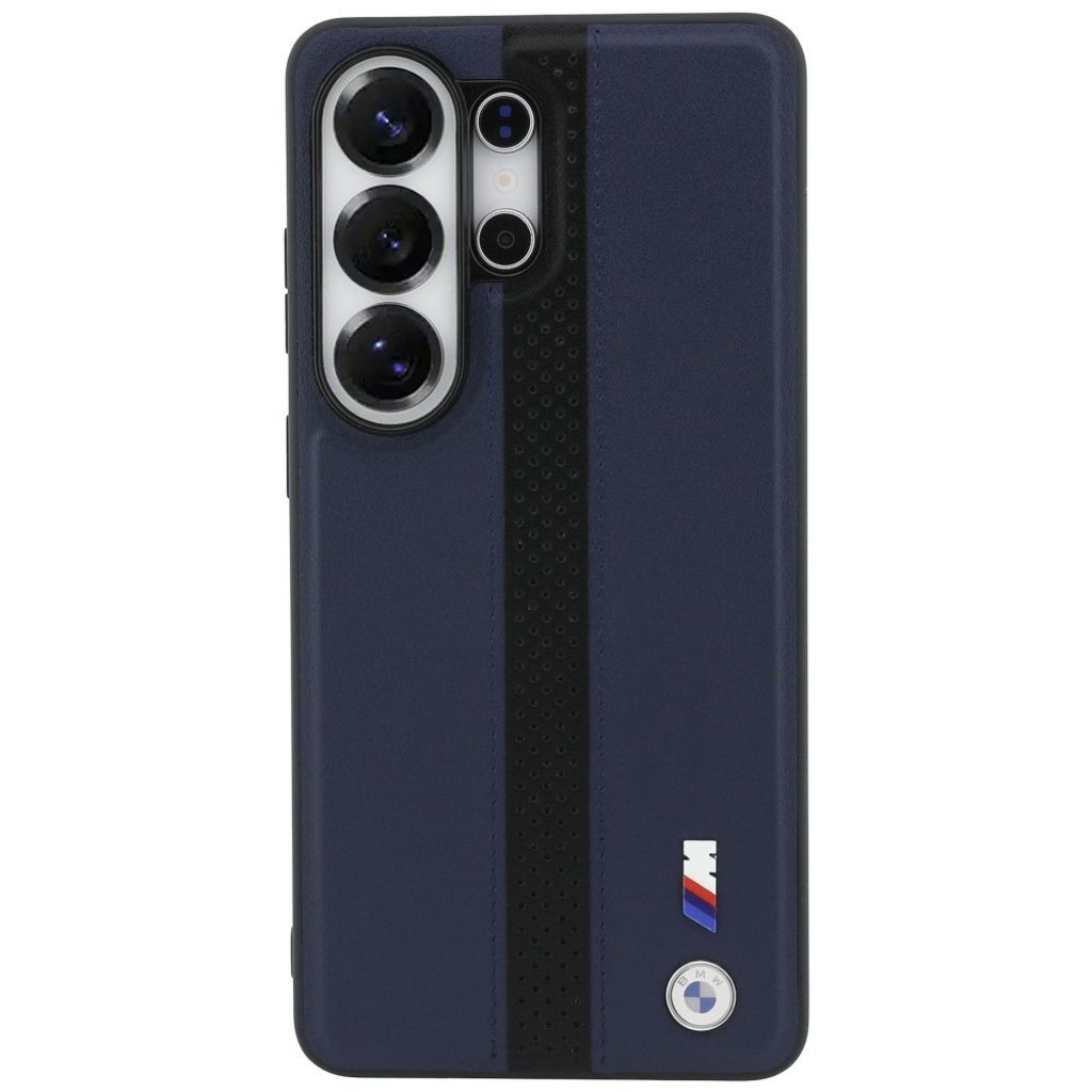 BMW Perforated Stripe Logo MagSafe Skal till Samsung Galaxy S26 Ultra - Marinblå