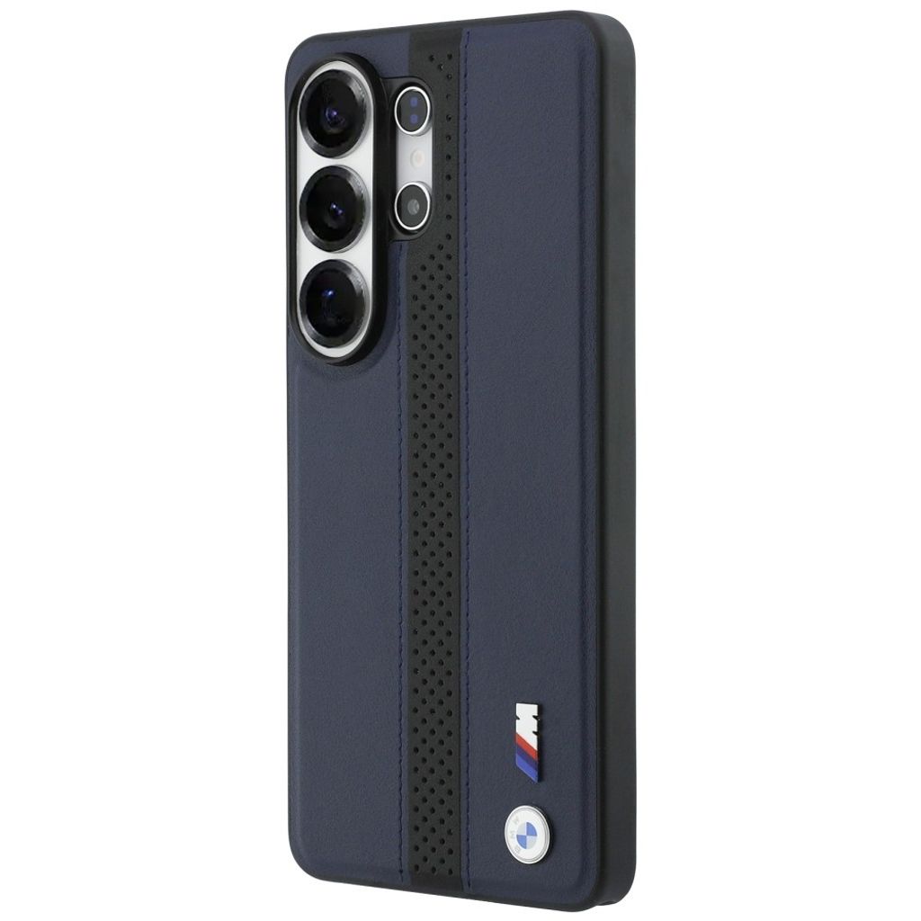 BMW Perforated Stripe Logo MagSafe Skal till Samsung Galaxy S26 Ultra - Marinblå