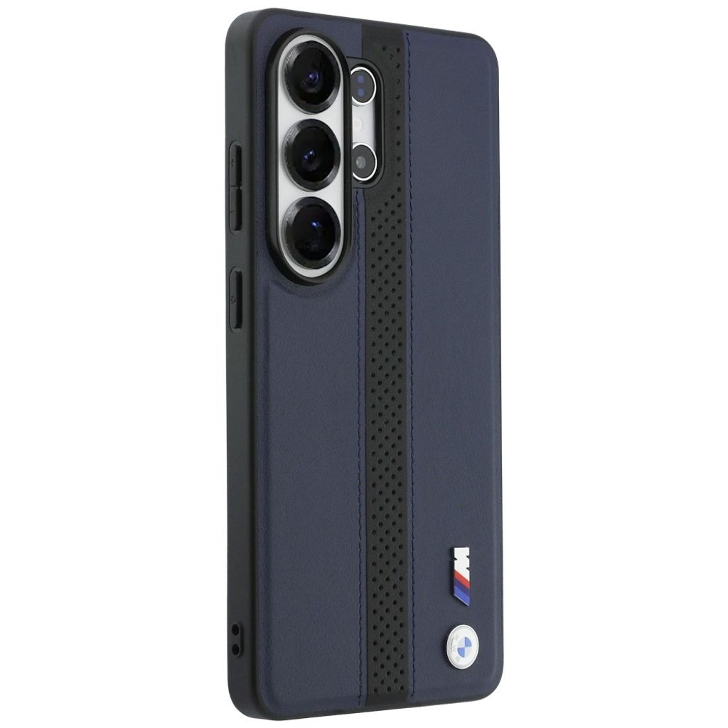 BMW Perforated Stripe Logo MagSafe Skal till Samsung Galaxy S26 Ultra - Marinblå
