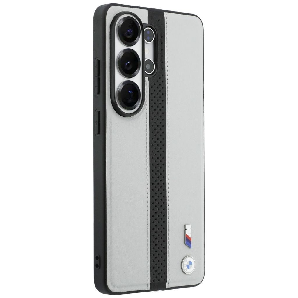 BMW Perforated Stripe Logo MagSafe Skal till Samsung Galaxy S26 Ultra - Grå