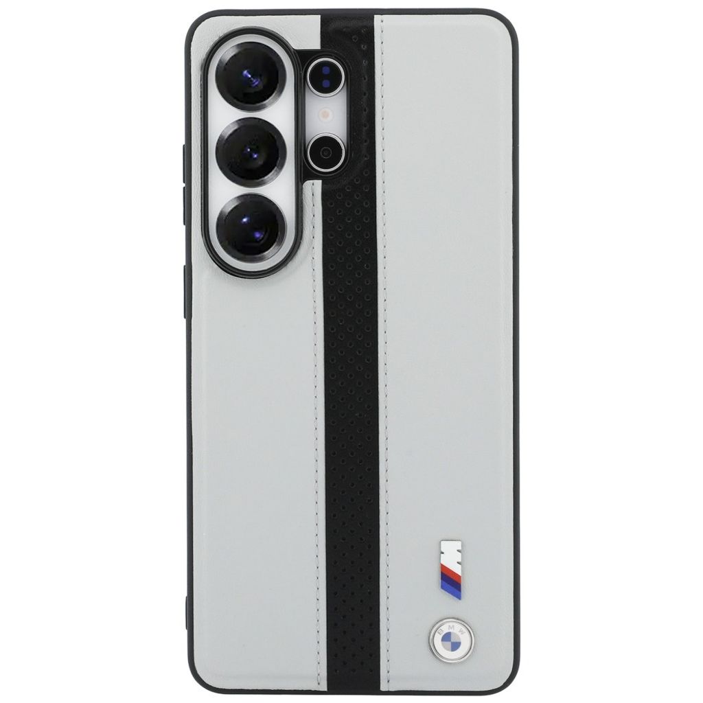BMW Perforated Stripe Logo MagSafe Skal till Samsung Galaxy S26 Ultra - Grå