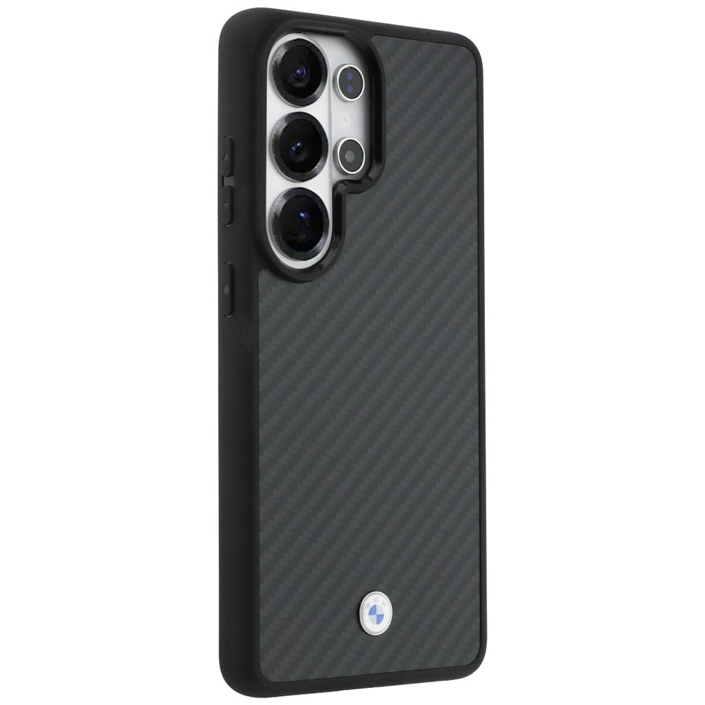 BMW Sign Carbon Fiber MagSafe Skal till Samsung Galaxy S26 Ultra - Svart