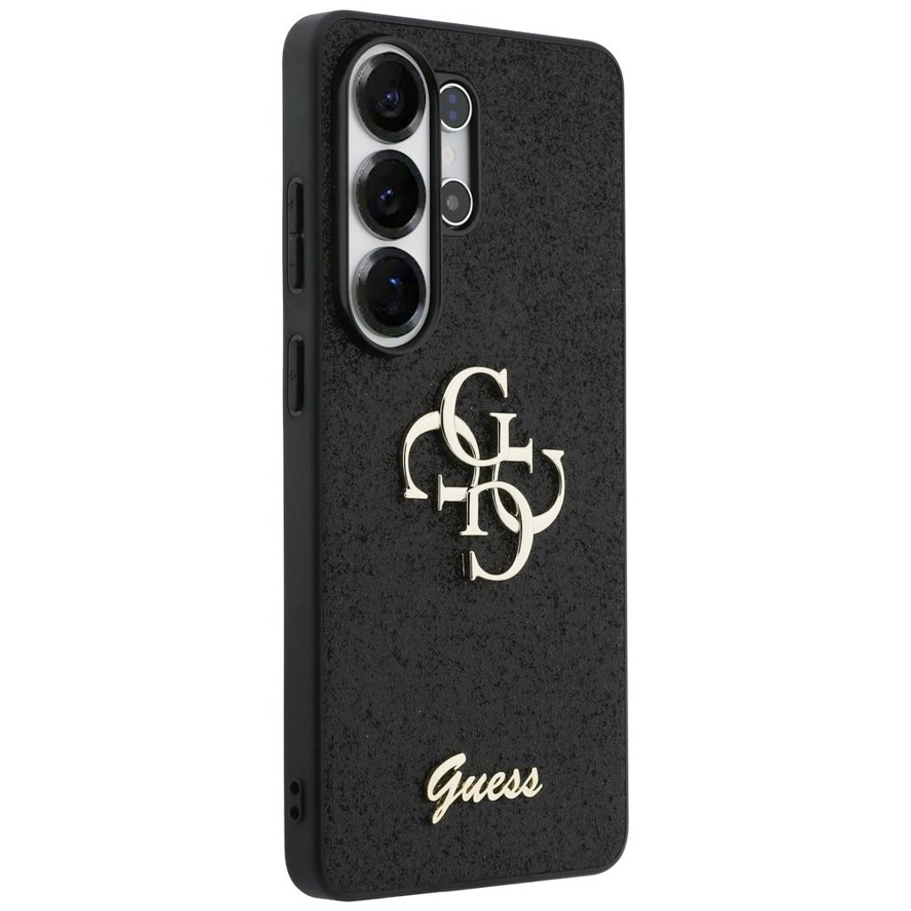 Guess Big 4G Logo Glitter Skal till Samsung Galaxy S26 Ultra - Svart