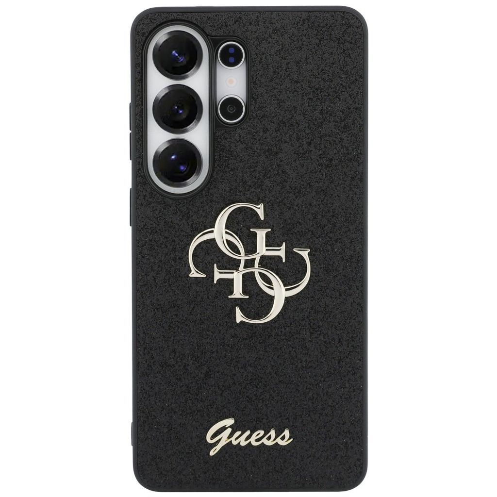 Guess Big 4G Logo Glitter Skal till Samsung Galaxy S26 Ultra - Svart