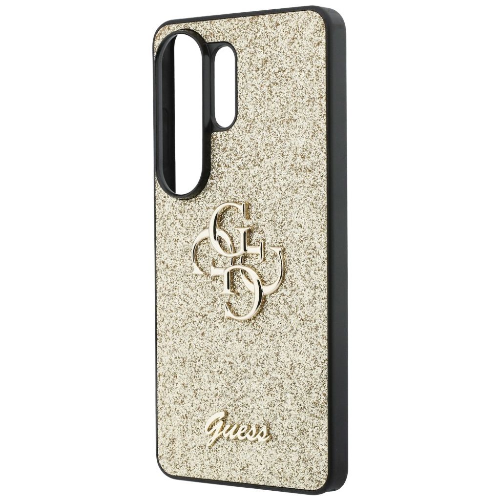 Guess Big 4G Logo Glitter Skal till Samsung Galaxy S26 Ultra - Guld