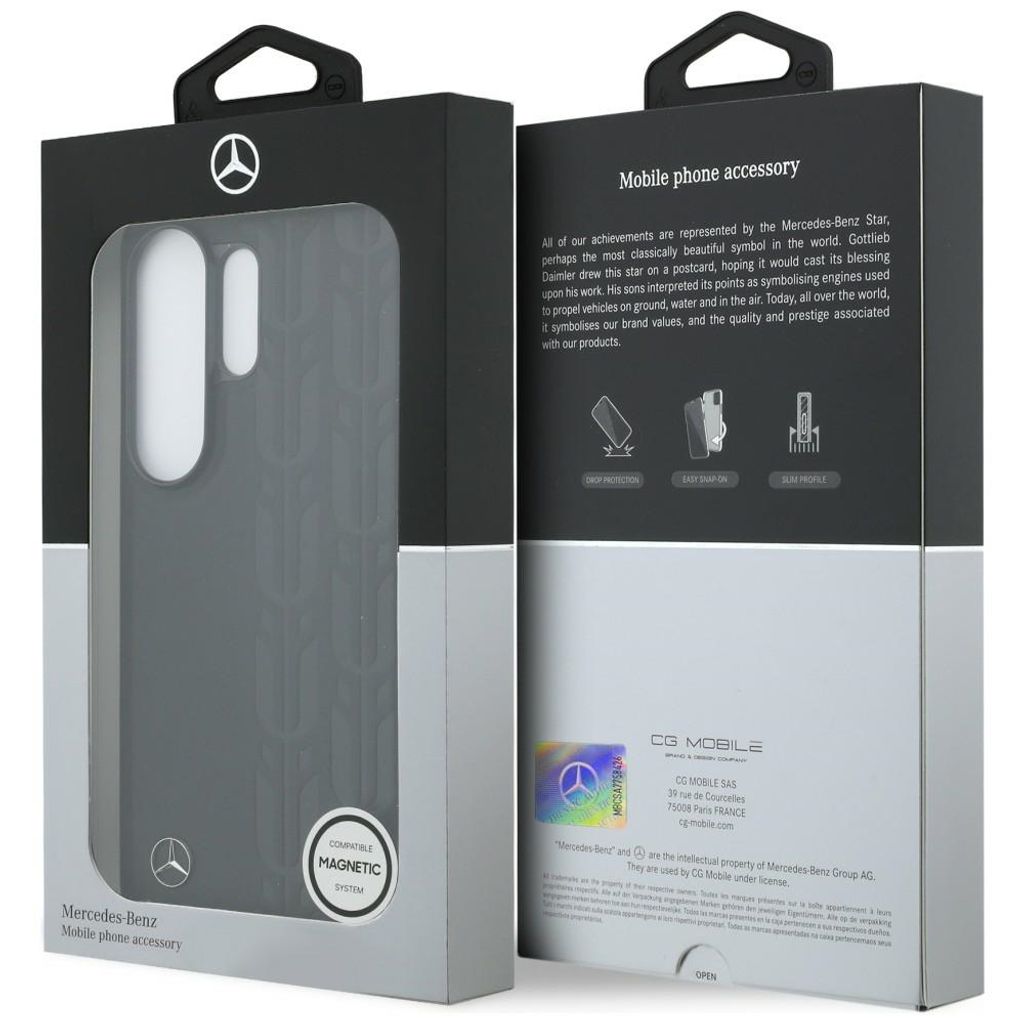 Mercedes Laurel Leaves MagSafe Skal till Samsung Galaxy S26 Ultra - Svart