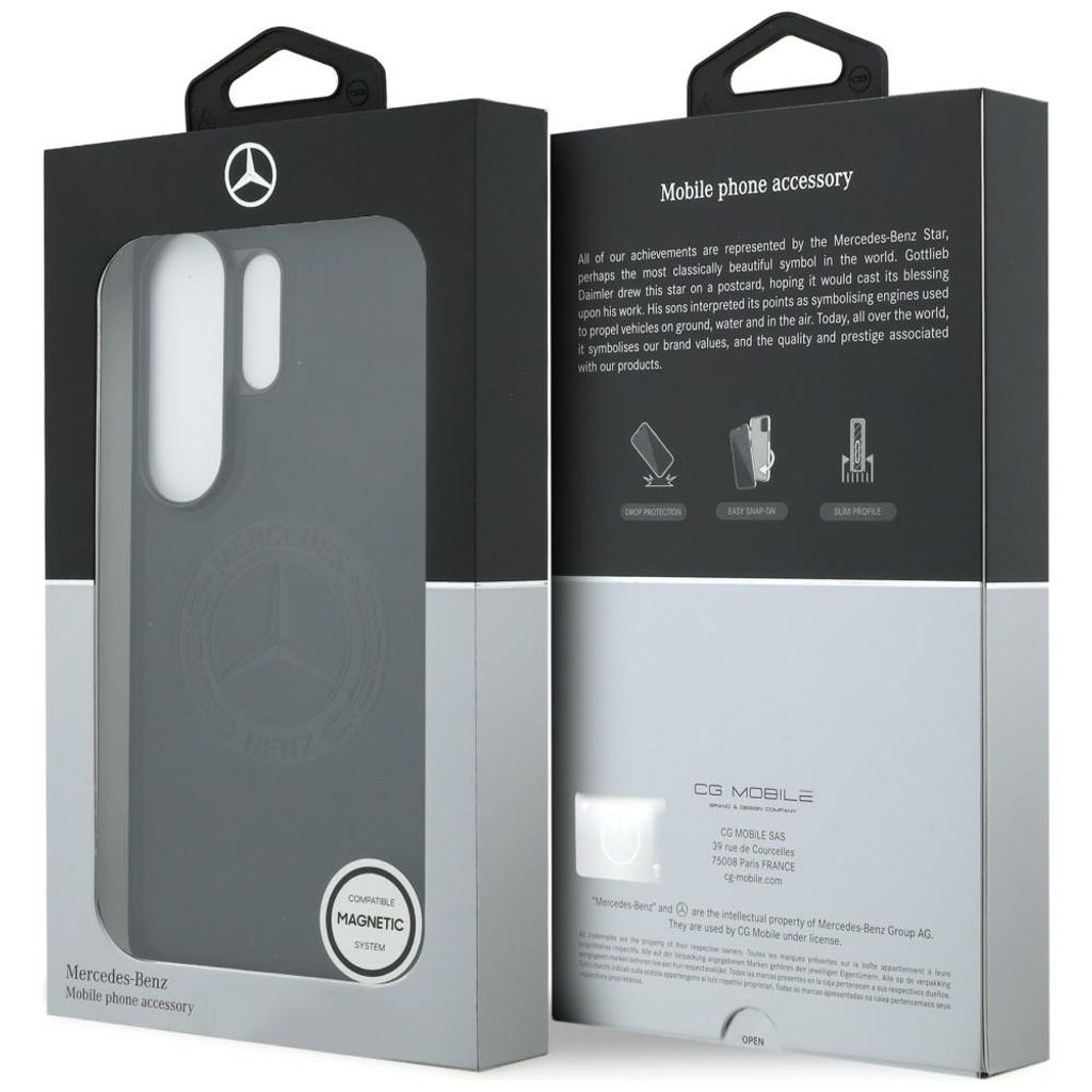 Mercedes Vintage Logo MagSafe Skal till Samsung Galaxy S26 Ultra - Svart