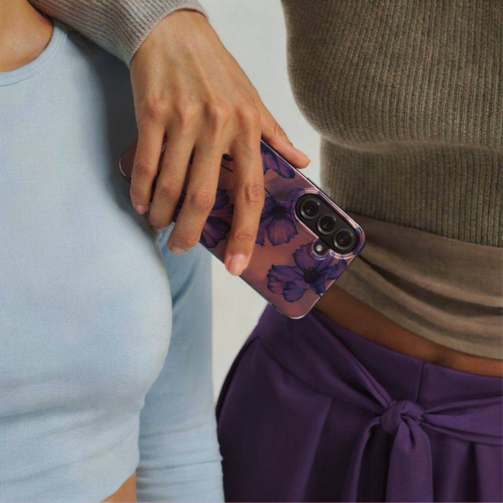 Tech-Protect Lamano MagSafe Skal till Samsung Galaxy S26 - Brun/Lila