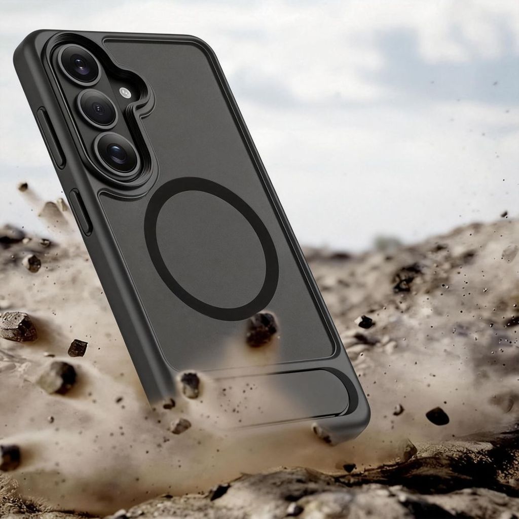 Tech-Protect MagRack MagSafe Skal till Samsung Galaxy S26 Plus - Matt Svart