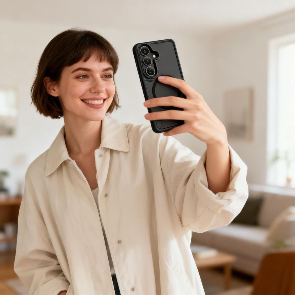 Tech-Protect MagRack MagSafe Skal till Samsung Galaxy S26 Plus - Matt Svart