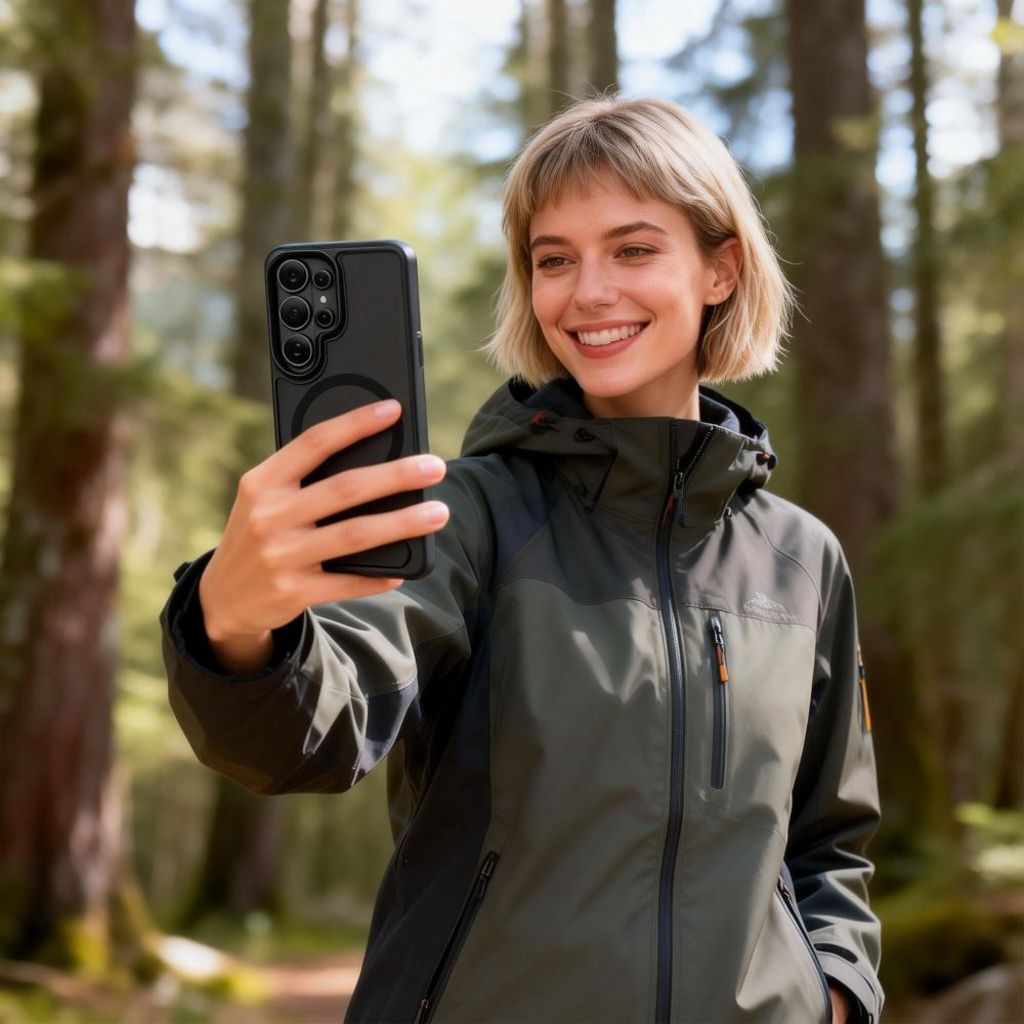 Tech-Protect MagRack MagSafe Skal till Samsung Galaxy S26 Ultra - Matt Svart