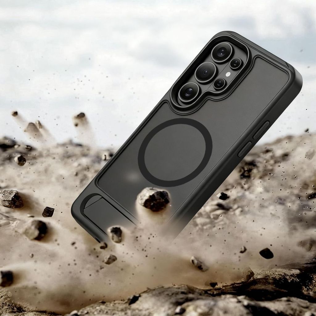 Tech-Protect MagRack MagSafe Skal till Samsung Galaxy S26 Ultra - Matt Svart