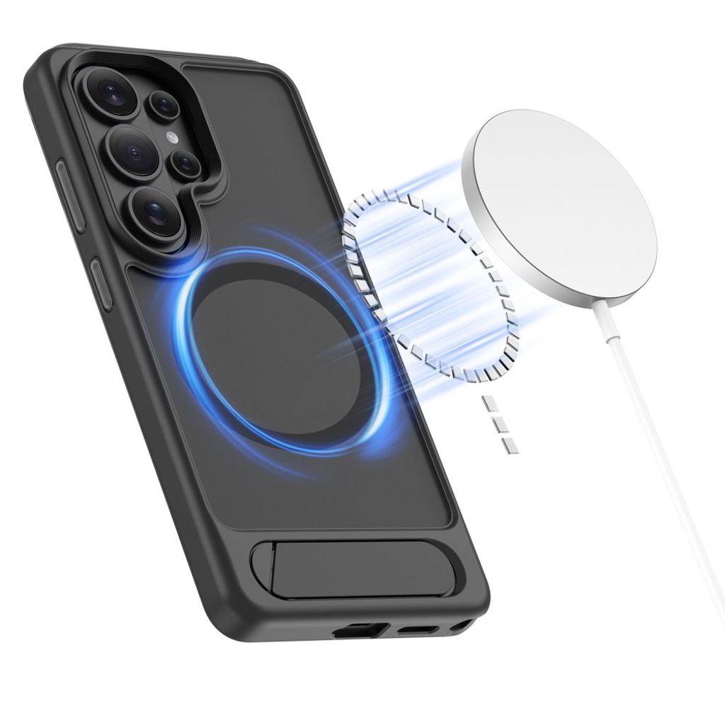 Tech-Protect MagRack MagSafe Skal till Samsung Galaxy S26 Ultra - Matt Svart