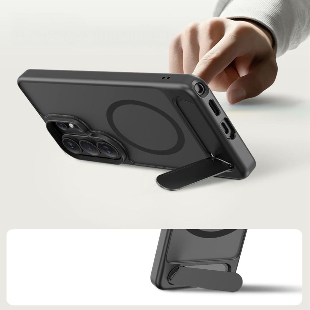 Tech-Protect MagRack MagSafe Skal till Samsung Galaxy S26 Ultra - Matt Svart