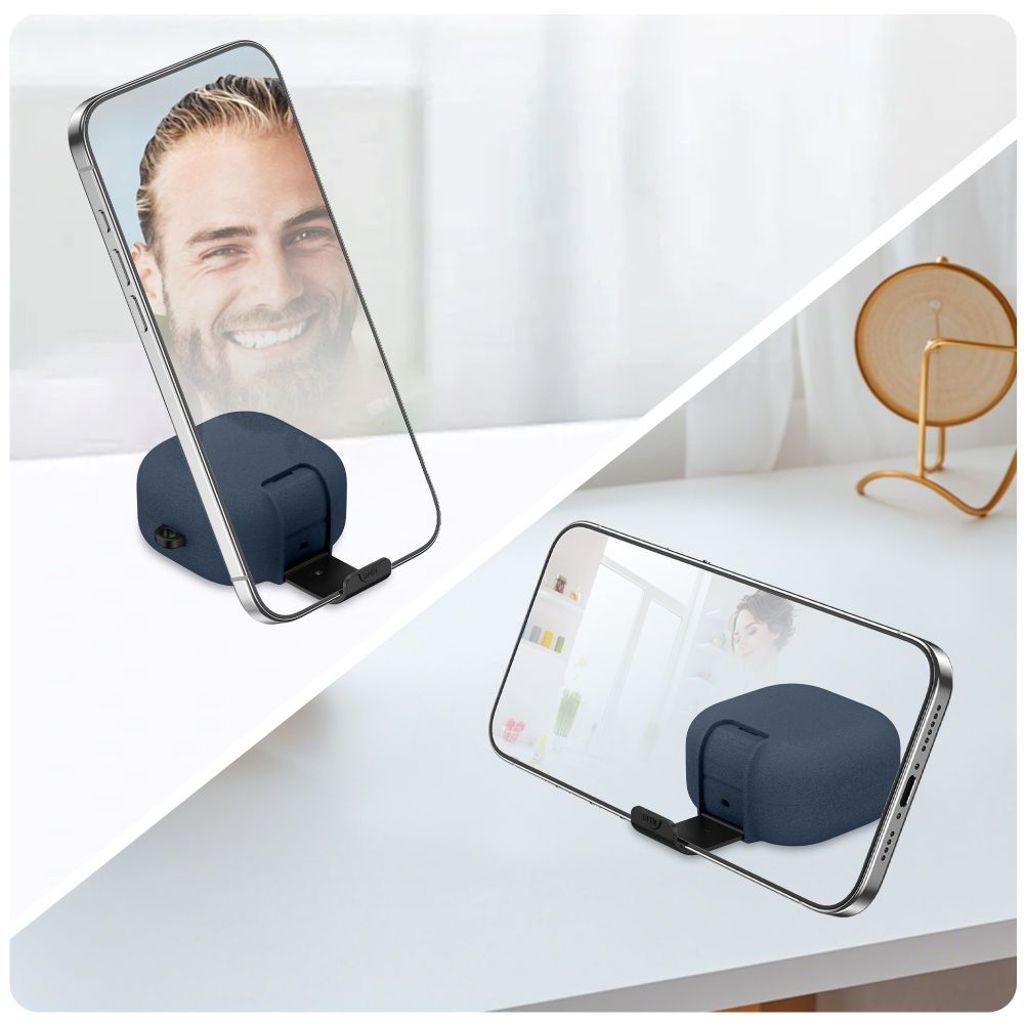Tech-Protect Slim Hook Skal till Samsung Galaxy Buds 4 / 4 Pro - Marinblå