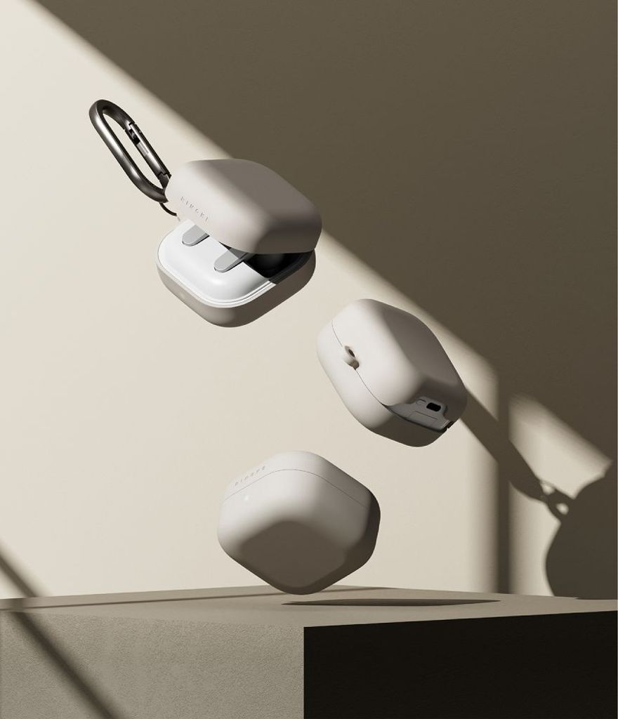 Ringke Silikonskal till Samsung Galaxy Buds 4 / 4 Pro - Beige