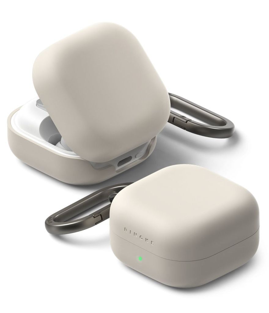 Ringke Silikonskal till Samsung Galaxy Buds 4 / 4 Pro - Beige