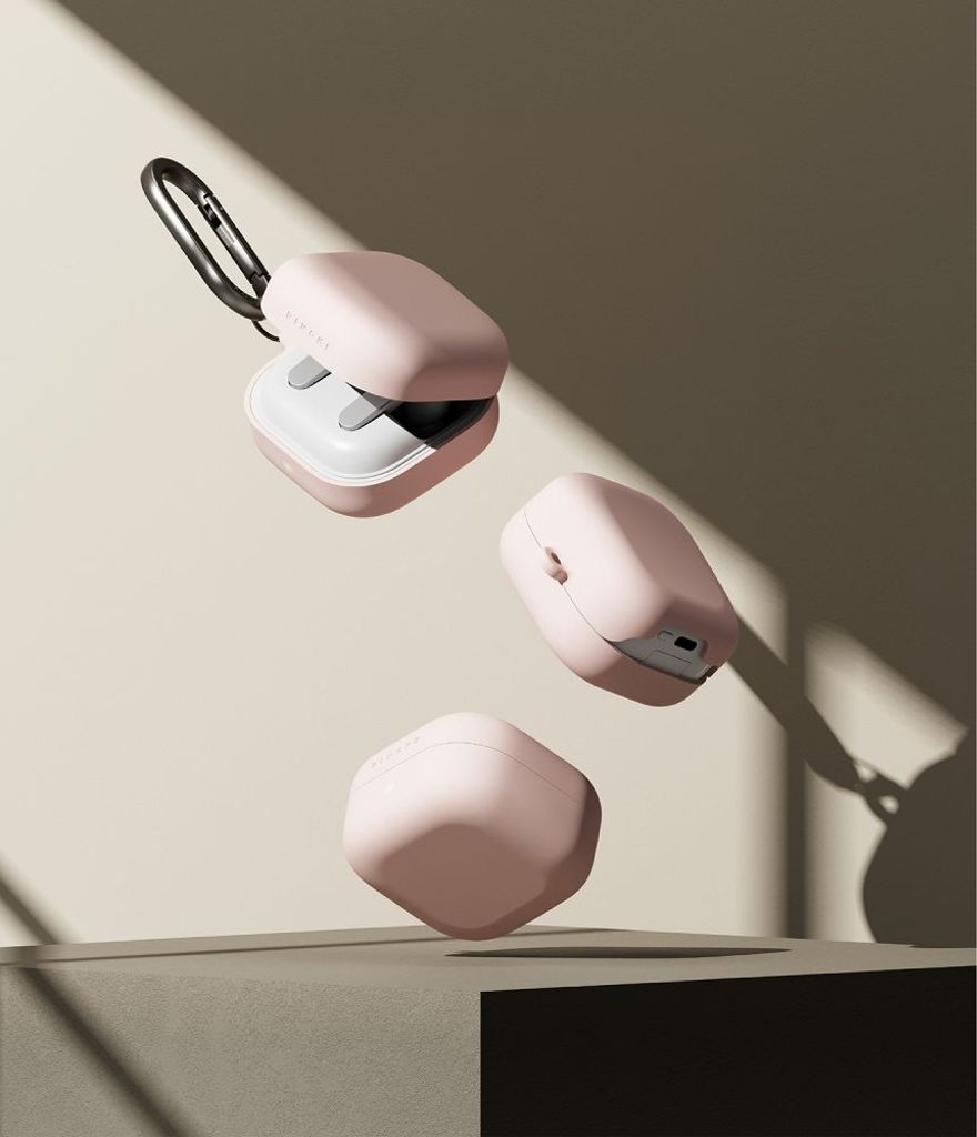 Ringke Silikonskal till Samsung Galaxy Buds 4 / 4 Pro - Rosa