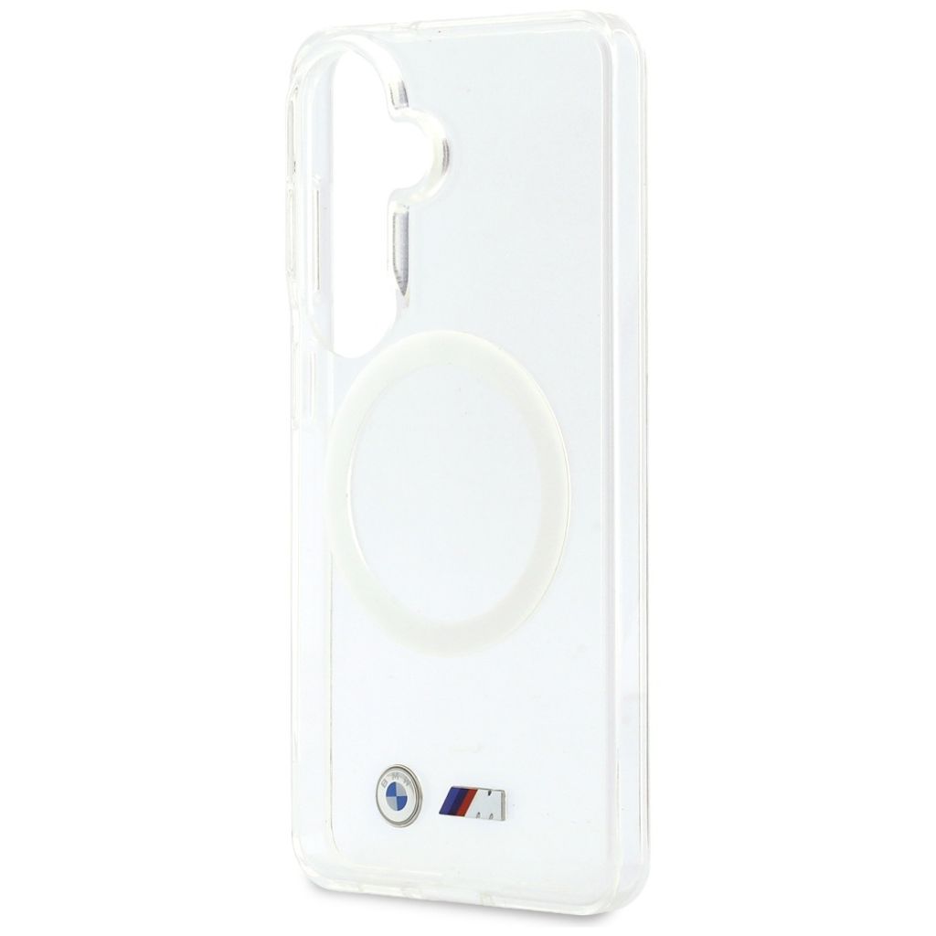 BMW Shockproof Metal Logo MagSafe Skal till Samsung Galaxy S26 - Transparent