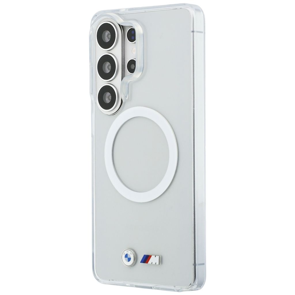 BMW Shockproof Metal Logo MagSafe Skal Samsung Galaxy S26 Ultra - Transparent